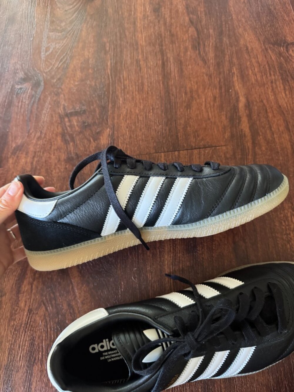 Adidas Samba OG — Black/White — US Men's 9
